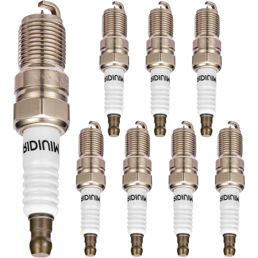 SP479/SP493 หัวเทียนอิริเดียมคู่ 8 แพ็คใช้งานร่วมกับ Expedition Excursion F-150 F150 F-250 F350 Supe