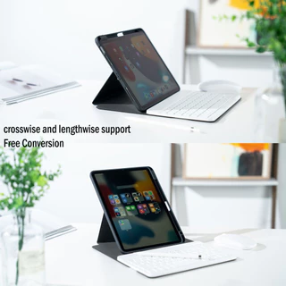 【หมุน 360 องศา】กรณีป้องกันคริลิค for Samsung Galaxy Tab S6 Lite S10FE+ A8 A9 A11 S11 S789 S10+ S7FE แสดงโลโก้