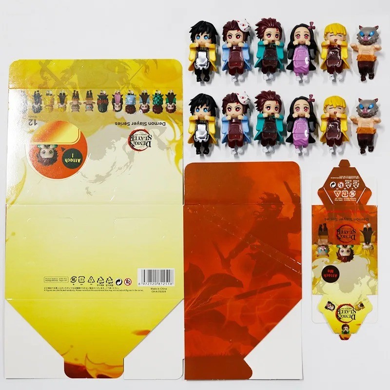 Demon Slayer Sunny Angel Series กล่องตาบอดตกแต่งรถตุ๊กตาของขวัญวันเกิด