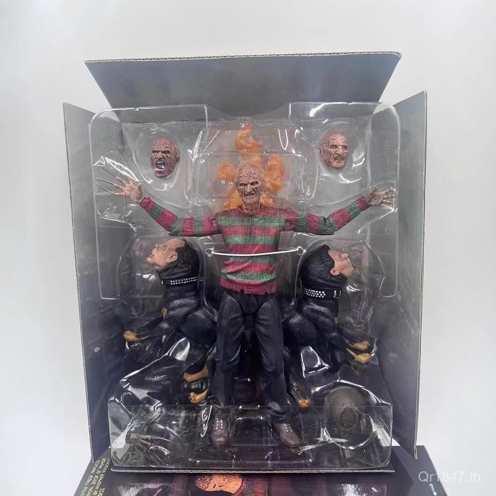 Freddy2 ตุ๊กตา Movable Freddy Deluxe Edition Double Dog Three-Headed Eagle Vulcan Street รุ่น NECA Q