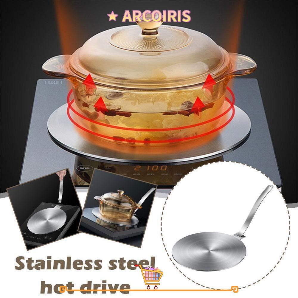 ARCOIRIS Induction Hob Converter Plate Diffuser, Thermal Storage Performance สแตนเลสแผ่นนําความร้อน,