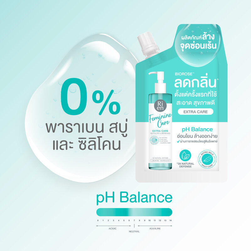 [Way] [ซอง] ริ เอ็น เฟมินีน แคร์ คลีนซิ่ง เพียว เพอร์เฟค Ri en Feminine Care Cleansing Pure Perfect 20ml - รูปที่ 2