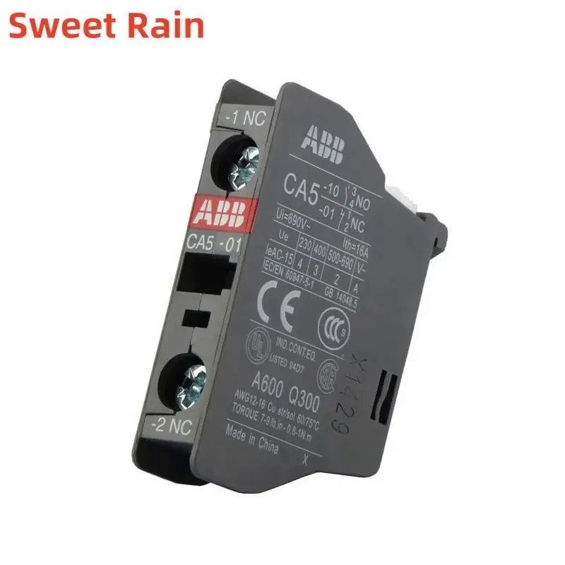 ABB CA5-01 AC contactor auxiliary contact annex CA5-01 1NC CA5-10 1NO CAL5-11 1NO1NC CAL18-11 1NO1NC