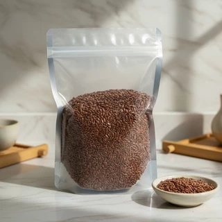เมล็ดแฟลกซ์ 1 กิโลกรัม (Flaxseed 1 Kg) เมล็ดเฟล็กซ์ สีน้ำตาล Brown Flax seeds แฟล็กซ์ ธัญพืช