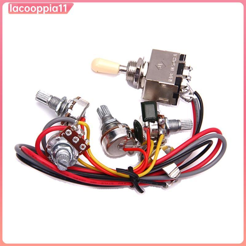 [lacooppia11] สายไฟวงจรสําหรับกีตาร์ไฟฟ้า LP 3 กล่องสลับปิ๊กอัพ 2V/2T/1J