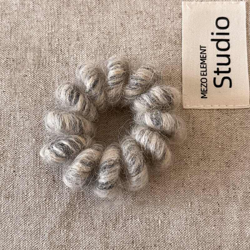 ผ้าขนสัตว์สำหรับสายโทรศัพท์ ห่วงผม และหางม้า - รูปที่ 7