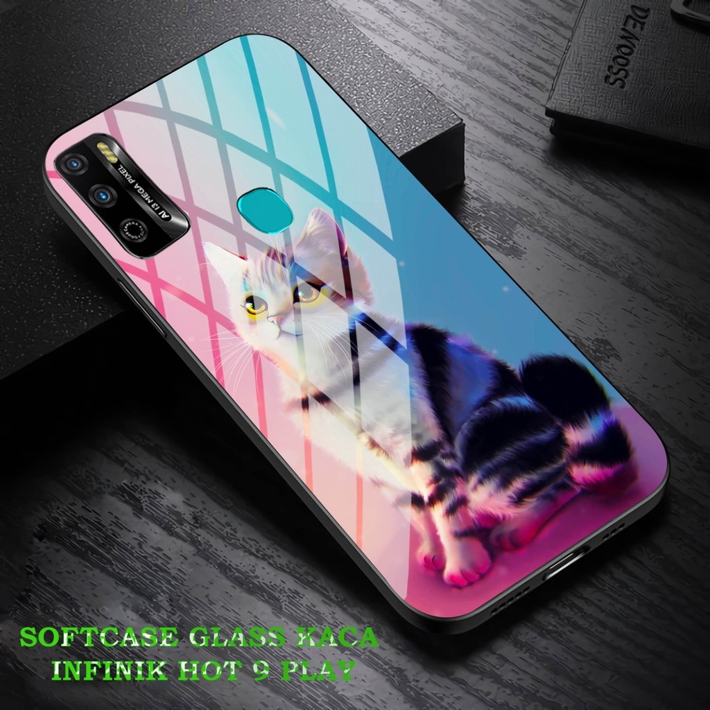 HP Softcase Glass Kaca Infinik Hot 9 Play - เคสโทรศัพท์ป้องกัน Infinik Hot 9 Play [A35]