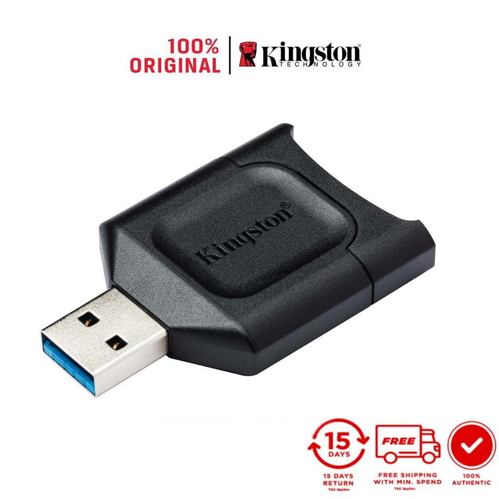 Kingston MobileLite Plus SD Reader USB 3.2 Gen 1 สําหรับการ์ด UHS-II และ UHS-I - MLP