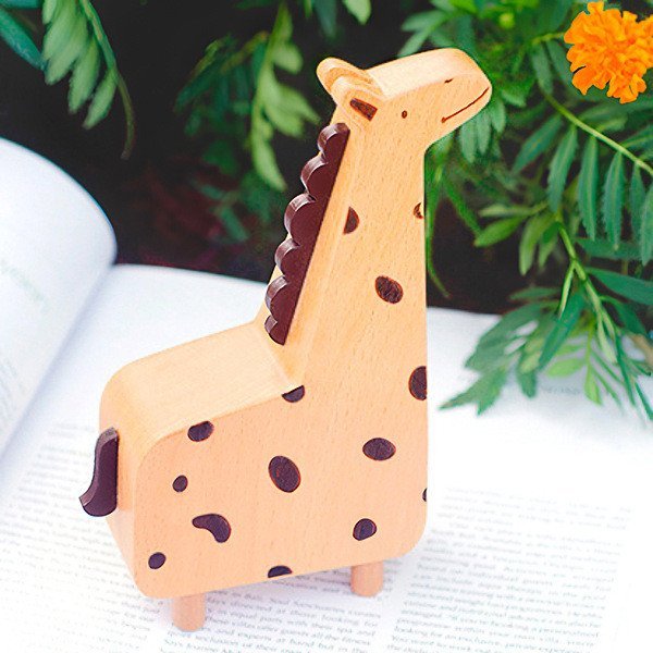 Bamen แมลงคลับ BMCS Log Giraffe Music Box Life OW0M