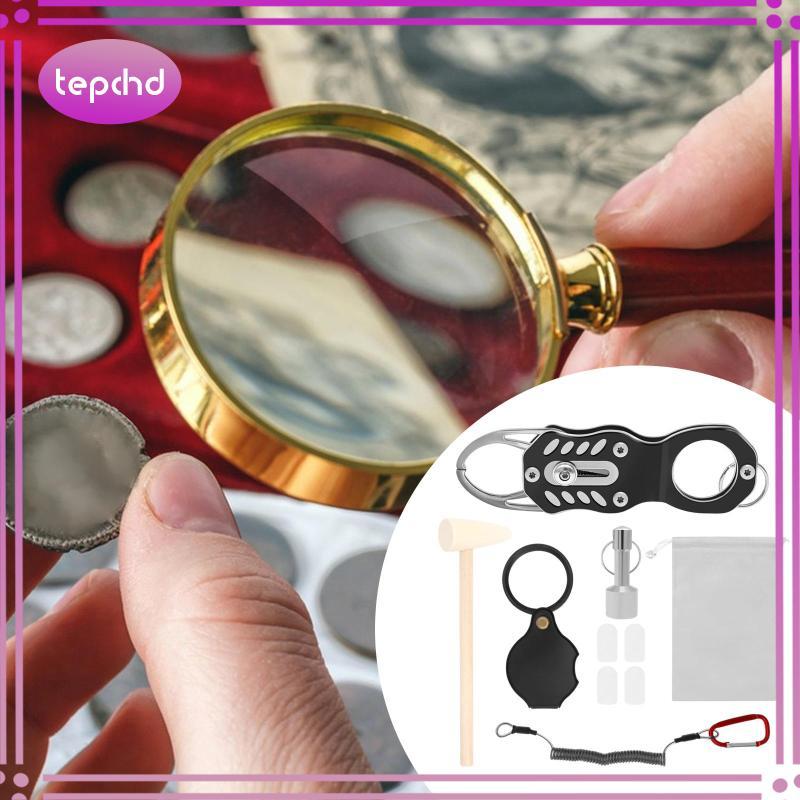 [tepchd] Pocket Coin Pinger Test Kit,Sturdy,Gold Silver Coin Ping Test, Validation ผ่าน Ping Resonan