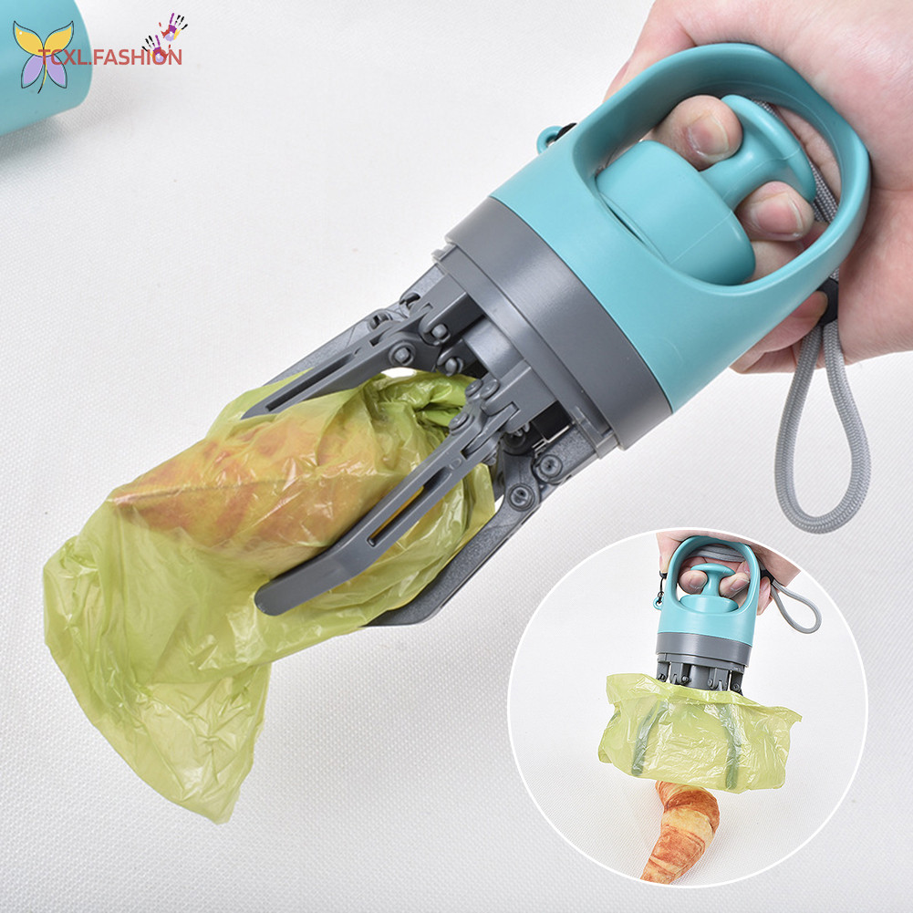 Easy Clean-up Pooper Scooper สําหรับ Parks Strong-Jaws Clamp, Cleanup ที่มีประสิทธิภาพ Daily Walks W
