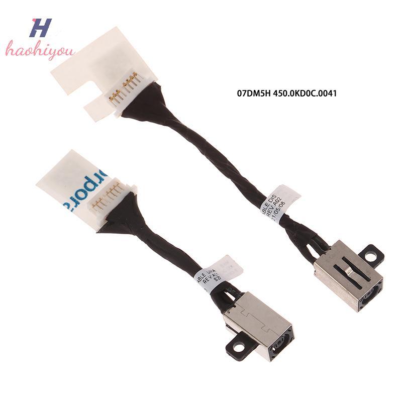 <haohiyou>สําหรับDell Latitude 3410 3510 E3510 E3410 แล็ปท็อปชาร์จFlex Cable 07DM5H 0N8R4T DC Power 