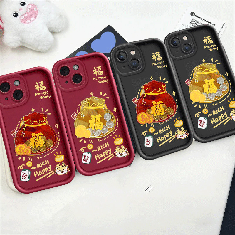 3D Lucky Gold เหรียญกระเป๋าเคสโทรศัพท์สําหรับ OPPO A5X A3 PRO A3X A60 A15 A17 A5 Pro A16 A16K A79 A5