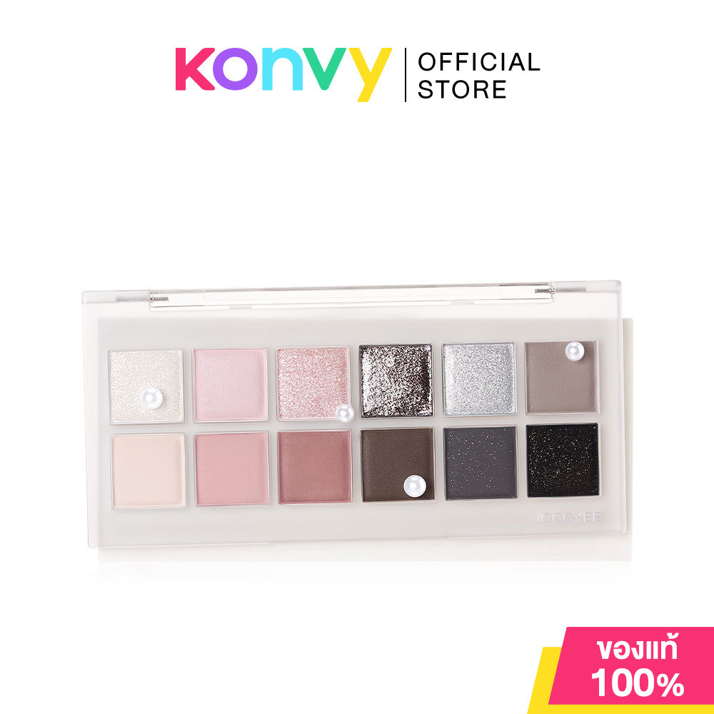 JOOCYEE The World Is My Oyster 12 Shades Multi-Use Palette 14g #05 Night Of Pearl พาเลทตา 12 เฉดสี จ