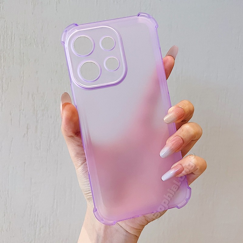 Soft Clear Matte เคสซิลิโคนสําหรับ Xiaomi POCO X6 M6 Pro Redmi Note 13 Pro Shock Proof POCO M6 Pro X6