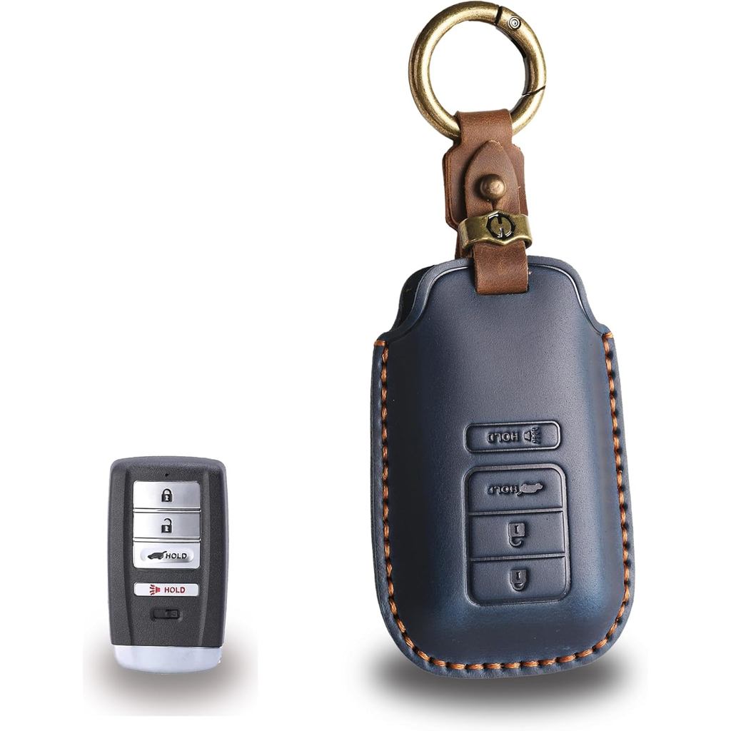สําหรับ Acura หนัง Fob ฝาครอบพวงกุญแจใช้งานร่วมกับ MDX CDX RDX RLX TLX TLX-L ILX NSX