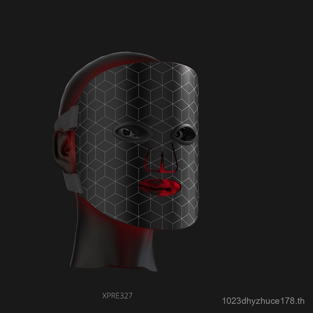 มาส์กหน้าสี LED ซิลิโคนขนาดใหญ่แถว Light Rejuvenating Face Mask 4 Skin Rejuvenating Instrument Photo