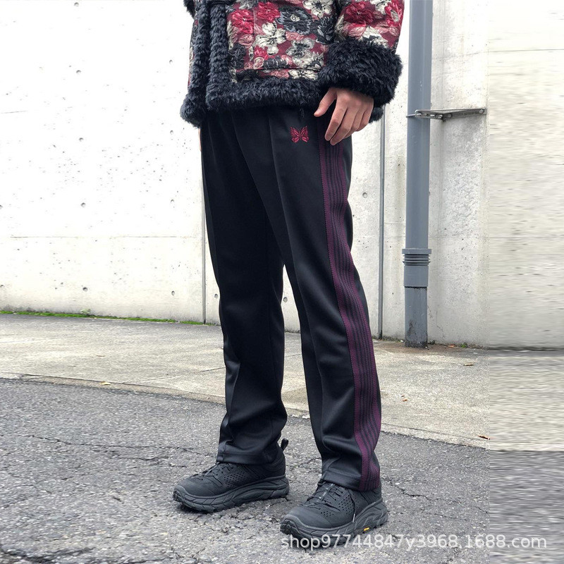 Needles Vintage Limited Edition Track pants Striped Sports Casual Style Long Pants Unisex Versatile