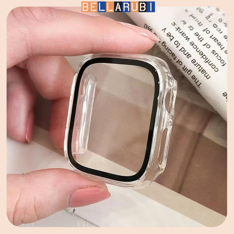 กรณี TPU / กระจกนิรภัยสำหรับ for Apple Watch Iwatch Ultra/SE 3 2 Series 11 10 9 8 7 6 5 49 45 46 42 44มม ปกป้องหน้าจอ