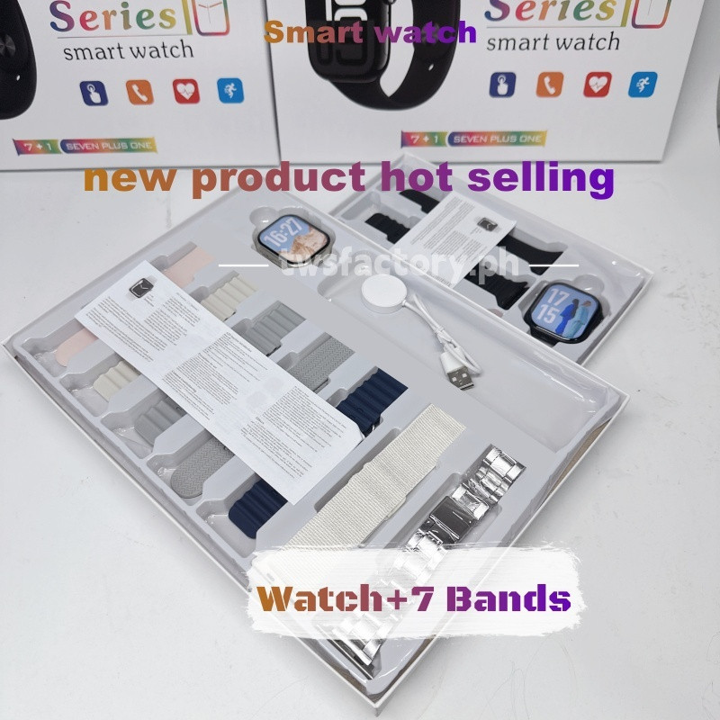 7 + 1 Watch10 สมาร์ทวอท์ช S1000 pro 46 มม./T1000 ultra 49 มม.ผู้ชายและผู้หญิง BT Call ไร้สายชาร์จ Sm