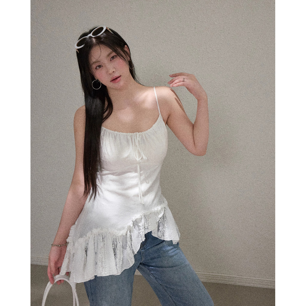 Selvze เสื้อเชิ้ตแขนยาว สไตล์เกาหลี ดีไซน์วิชันเนอรี่เกาหลี เสื้อกล้าม ชุดสองชิ้น เสื้อไหมพรม KU-DBGL0034A - รูปที่ 3