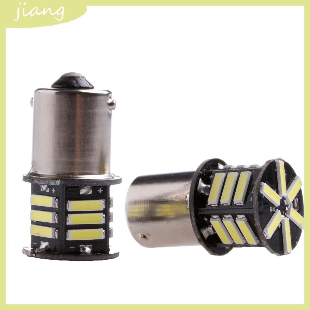 JN 2 ชิ้น 1BA15S 1156 7506 P21W หลอดไฟ LED สําหรับรถยนต์หางหยุดเบรคโคมไฟ Auto Light B