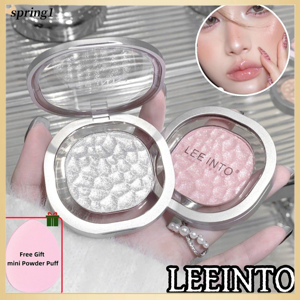 ✨ Leeinto Highlighter Delicate Fine Pearlescent Eye Shadow Plate Waterproof Lasting Three-dimensiona