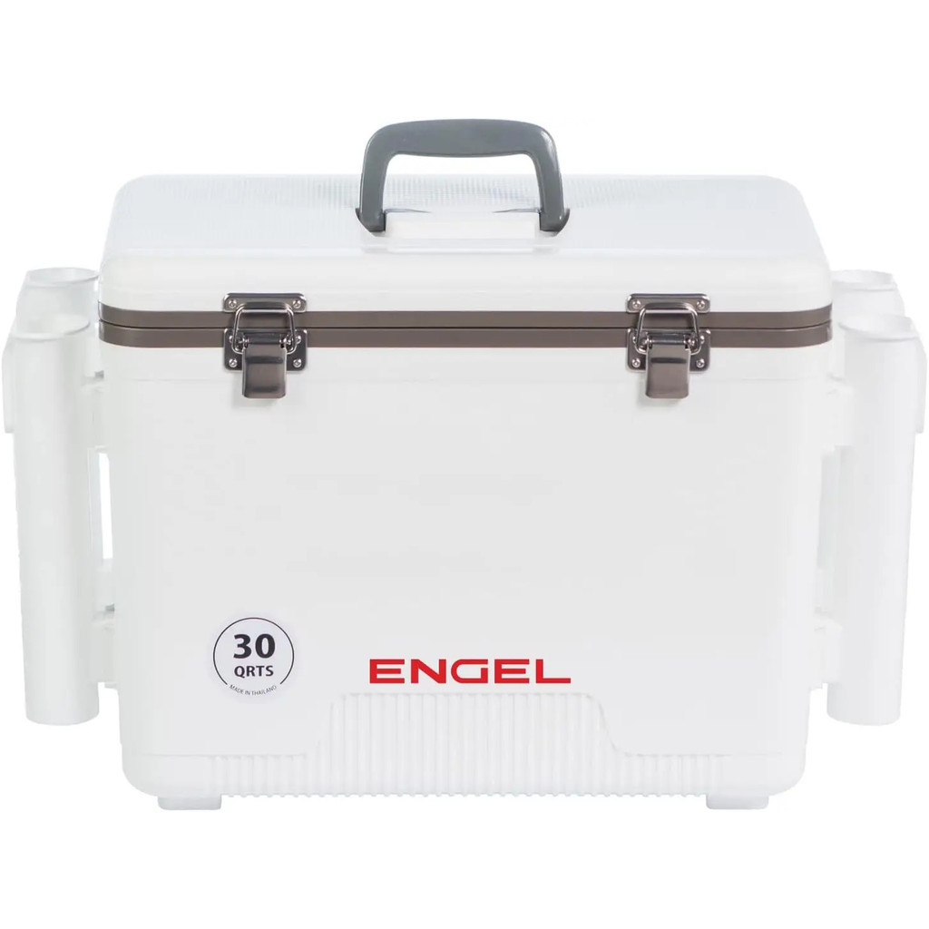 เทรนด์ตอนนี้ Uc30 30qt ป้องกันการรั่ว, แน่นอากาศ, ตกปลา Drybox Cooler พร้อมที่วางคันเบ็ดในตัว, ก็ทํา