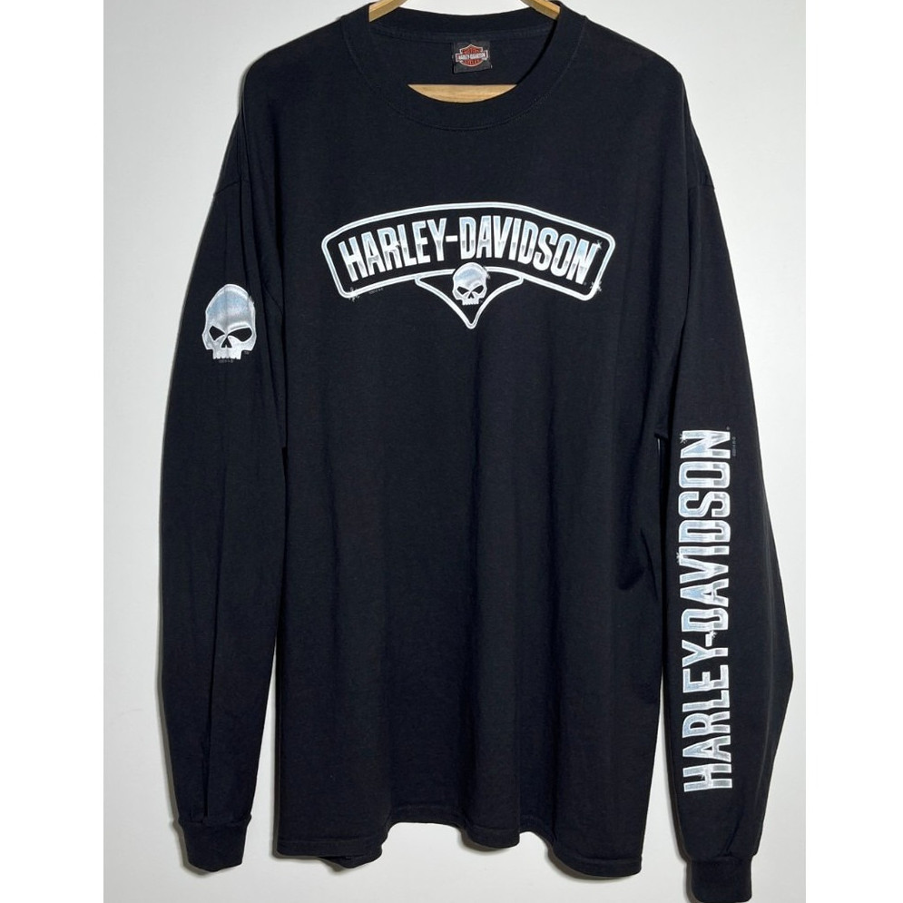 เสื้อยืดแขนยาวพิมพ์ลายสไตล์ย้อนยุค สำหรับทั้งผู้ชายและผู้หญิง ทำจากผ้าฝ้าย 100%