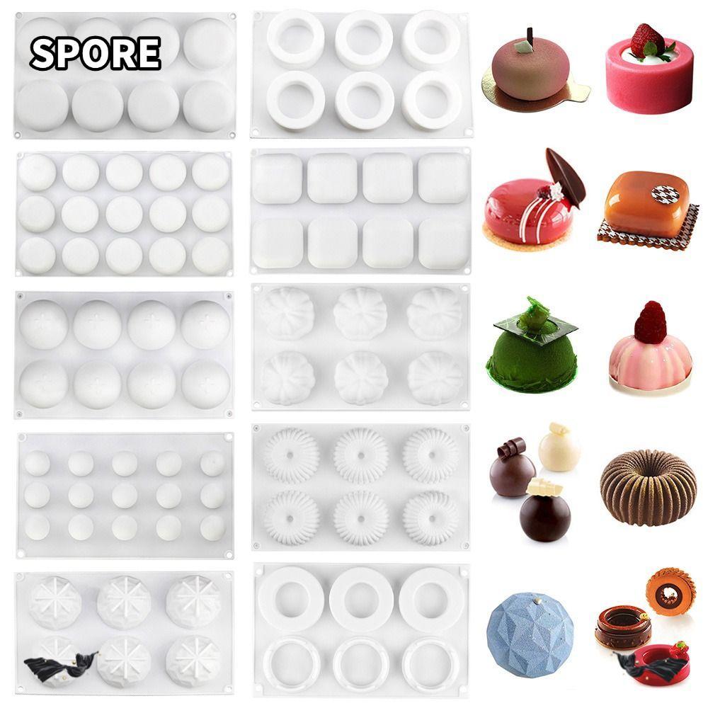 SPIORE Tipping แม่พิมพ์น้ําตาลซิลิโคนครัว Bakeware เครื่องมือตกแต่งเค้กแม่พิมพ์ช็อคโกแลตกินได้