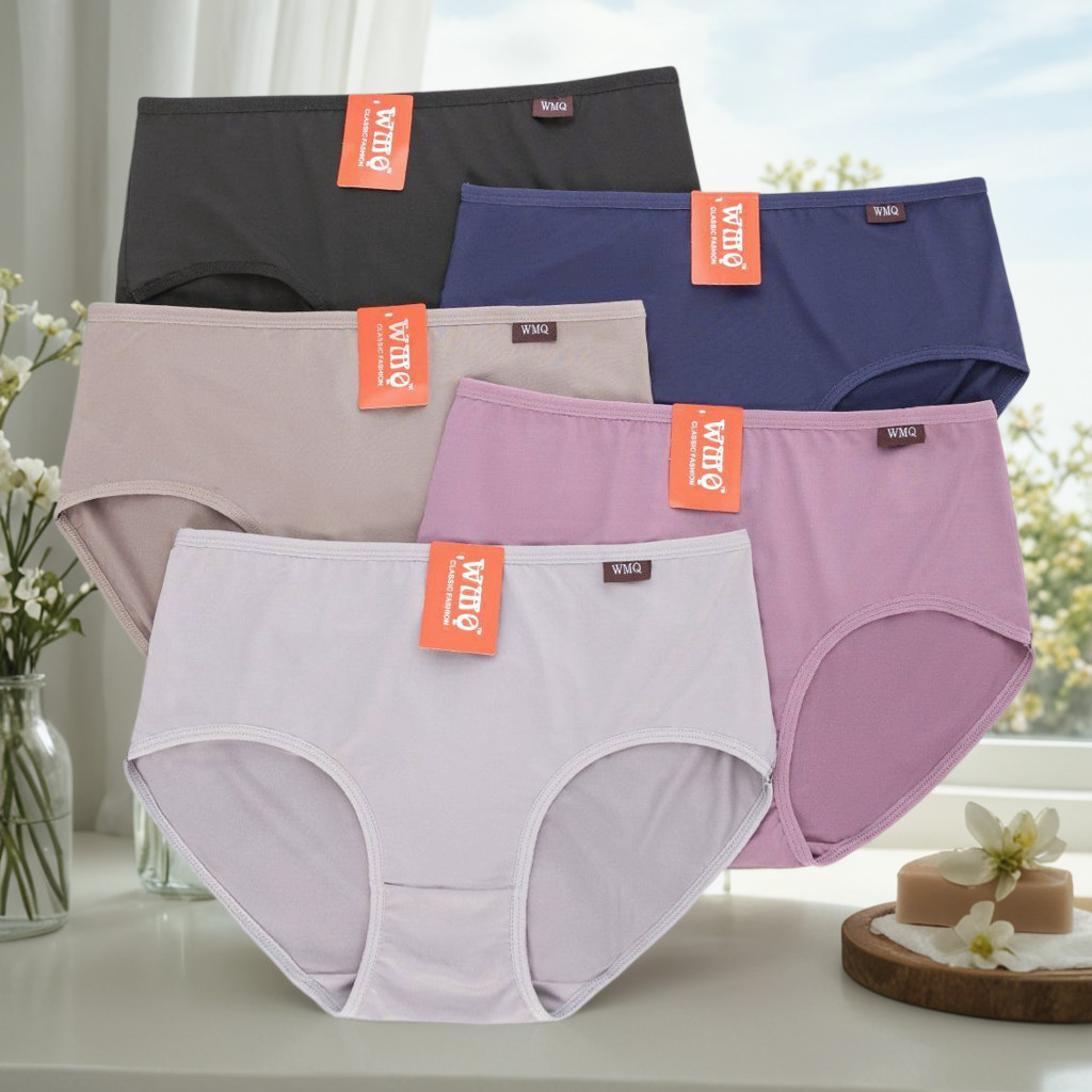 กางเกงในผู้หญิง เอวสูง ไซส์ M-2XL ผ้านุ่ม ระบายอากาศดี