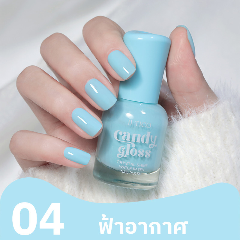 JJ TICO ยาทาเล็บ สีน้ำตาลคาราเมล ระดับสูง 10ml สูตรน้ำ ไม่ต้องอบ แห้งเร็ว สีคงทน ราคา ถูกที่สุด ดีลบีเคเค แกลเลอรีภาพที่ 6