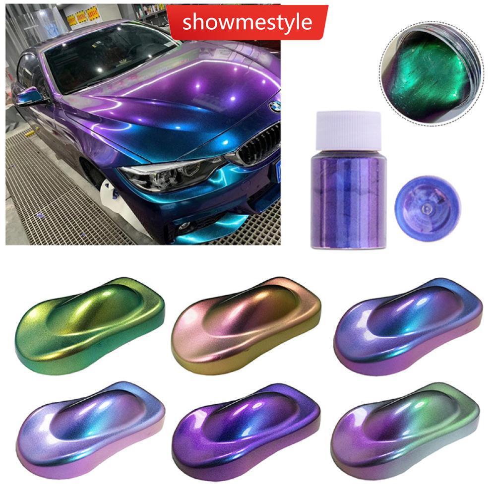 SES 10g รถ Chameleon Pigment Powder เปลี่ยนสี Pigment ตกแต่งรถ Pearlescent Pigment Powder