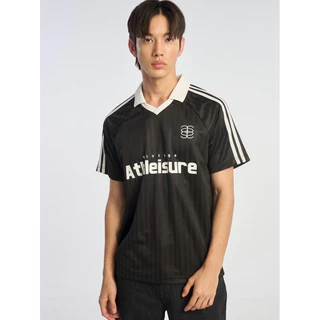AIIZ เสื้อโปโลคอวีแอคทีฟผู้ชายแขนสั้น AIIZ Men's Pinstripe Polo Shirt