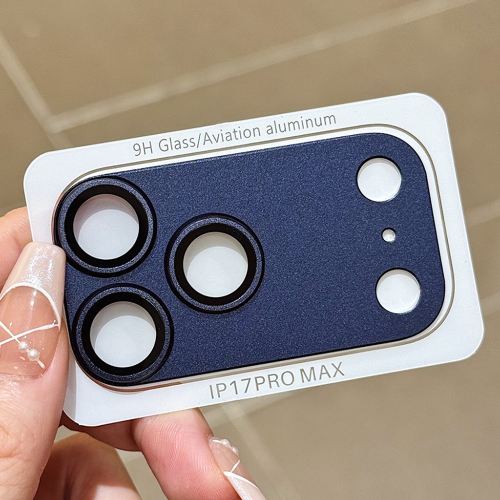 ฟิล์มกล้องโทรศัพท์สําหรับ ไอโฟน 17 มือโปร สูงสุด 17 อากาศแฟชั่นทุกการแข่งขันคู่โลหะเย็นเลนส์โทรศัพท์มือถือกลับป้องกันสติกเกอร์ปกตกแต่งโทรศัพท์มือถืออุ - รูปที่ 5