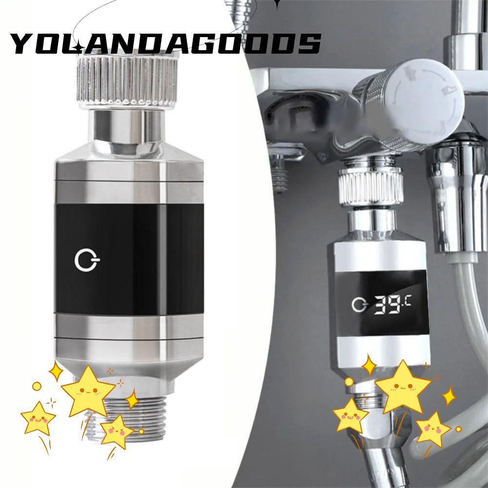 เครื่องวัดอุณหภูมิน้ําก๊อกน้ํา YOLA, เครื่องวัดอุณหภูมิฝักบัวอาบน้ําที่มีความแม่นยําแบบเรียลไทม์, เครื่องวัดอุณหภูมิจอแสดงผลดิจิตอล LED กันน้ําแบบขับเคลื่อนด้วยตนเอง