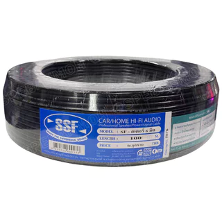 [ 100 เมตร ] SSF-ST06 สายไมค์สเตอริโอ รุ่นทองแดงผสม 6mm Microphone Cable ชีลสเตอริโอ พร้อมฟอยด์ สายไมค์โครโฟน รุ่นประ...