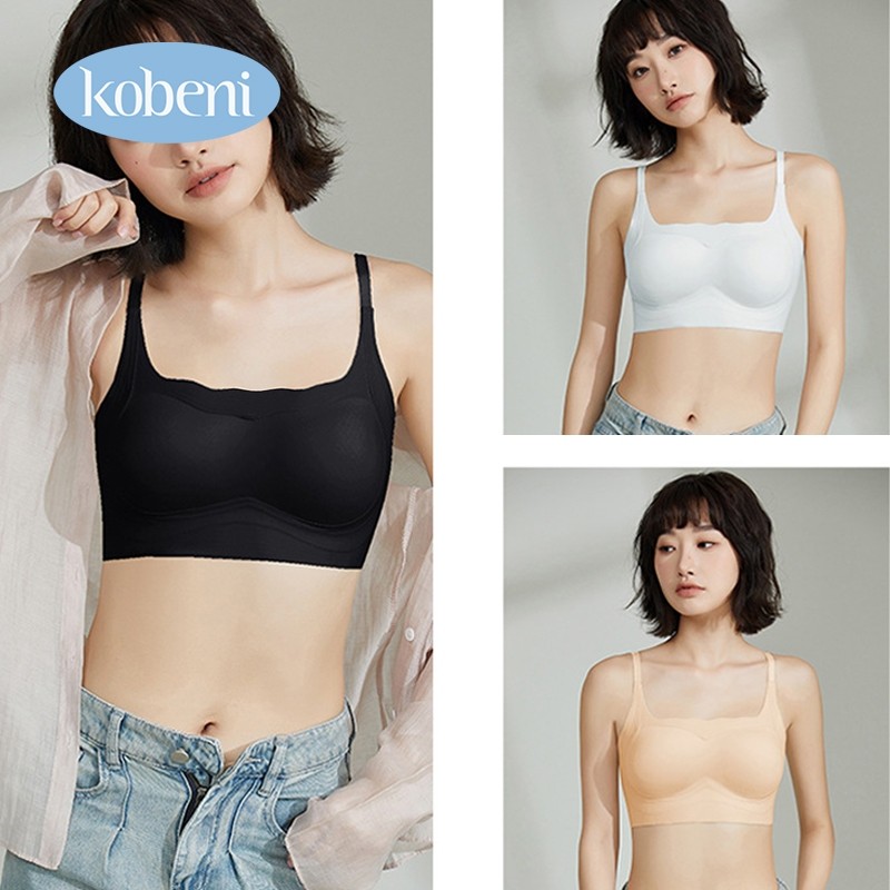 4321⭐KOBENI⭐BRA เจลลี่บรา ไร้โครง บราไร้ขอบ Jelly Bra กระชับ อกชิดสวย เนื้อผ้านิ่ม เก็บทรงดี12