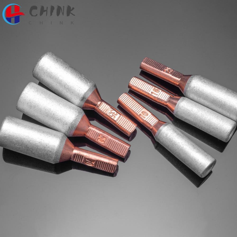 CHINK 4PCS ขั้วต่อสายไฟ 10-70mm2 Terminal Lugs ทองแดง Binding Post