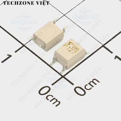[2 ชิ้น]- TLP127 Optoisoator Darlington Output 2500Vrms 1 Channel, 4-SMD TechZone Viet