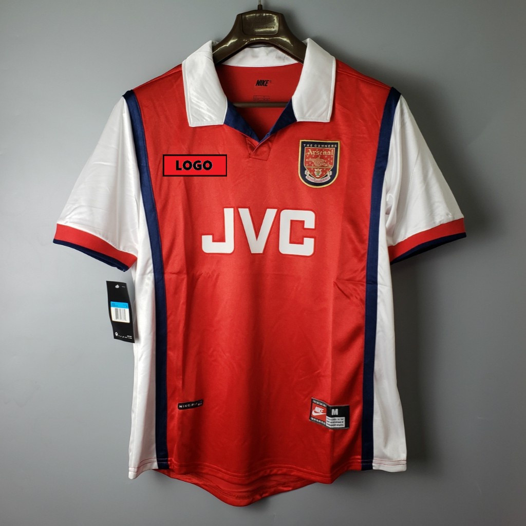 เสื้อบอลโปโลArsenalแบบบ้านปี1998-1999 สำหรับกำหนดเอง