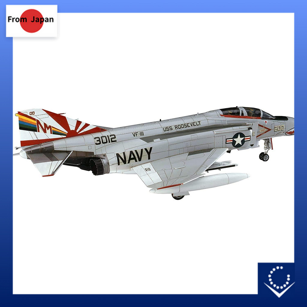 HASEGAWA ชุดจำลองเครื่องบิน F-4B/N Phantom II ของกองทัพเรือสหรัฐฯ ขนาด 1/72 พร้อมดีคอล เลือกใส่แบบ B