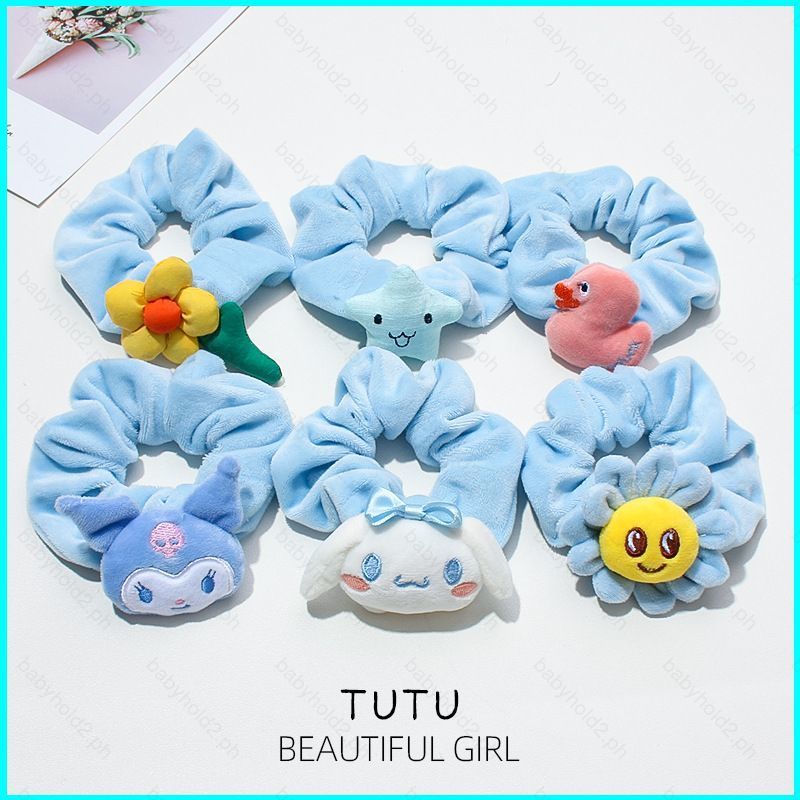 BY2 ยางรัดผมแบบใหม่ การ์ตูน Kuromi จาก Sanrio น่ารัก