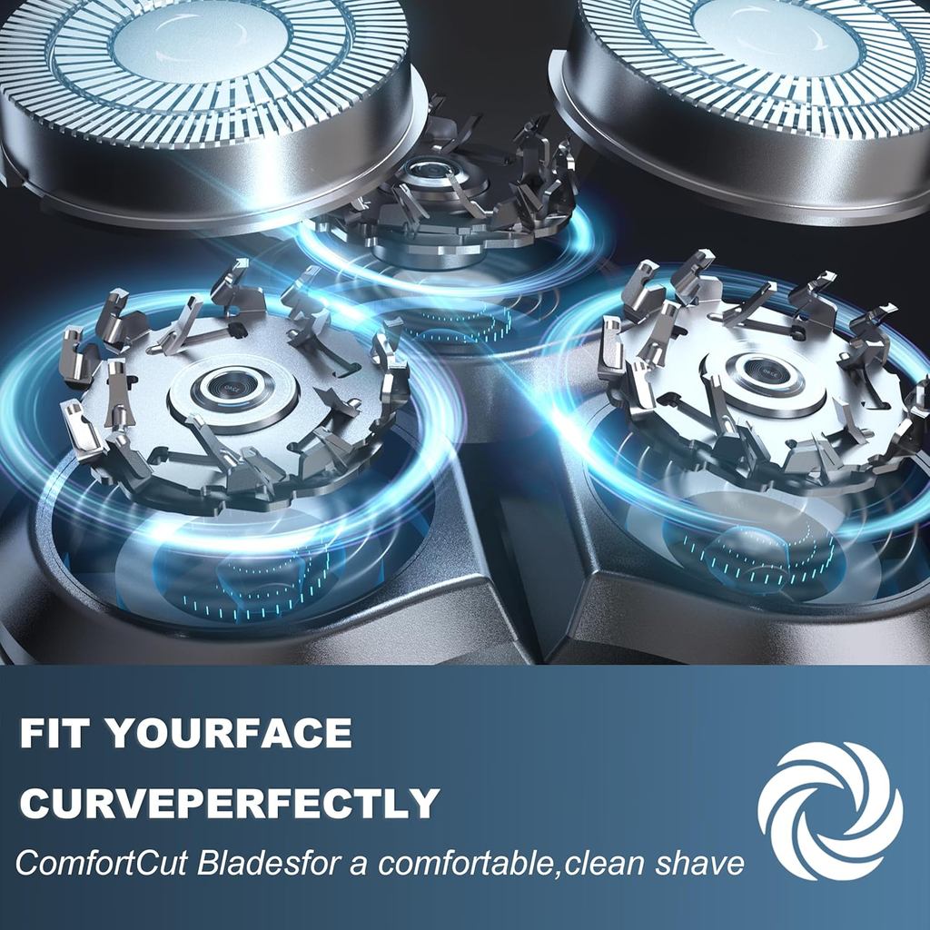 2025 New Bawldy 9.0 Shaver, Bawldy Pro Head Shaver, 9D Floating Blade Heads, Intelligent LED Display