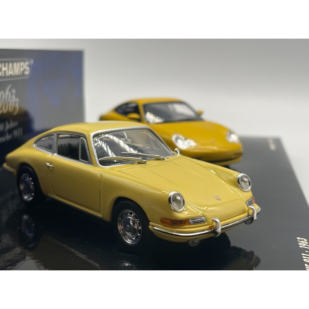 1/43 Mini Cut Porsche 911 40th Anniversary Double Car Cover Limited Edition Box, Record the Encounte