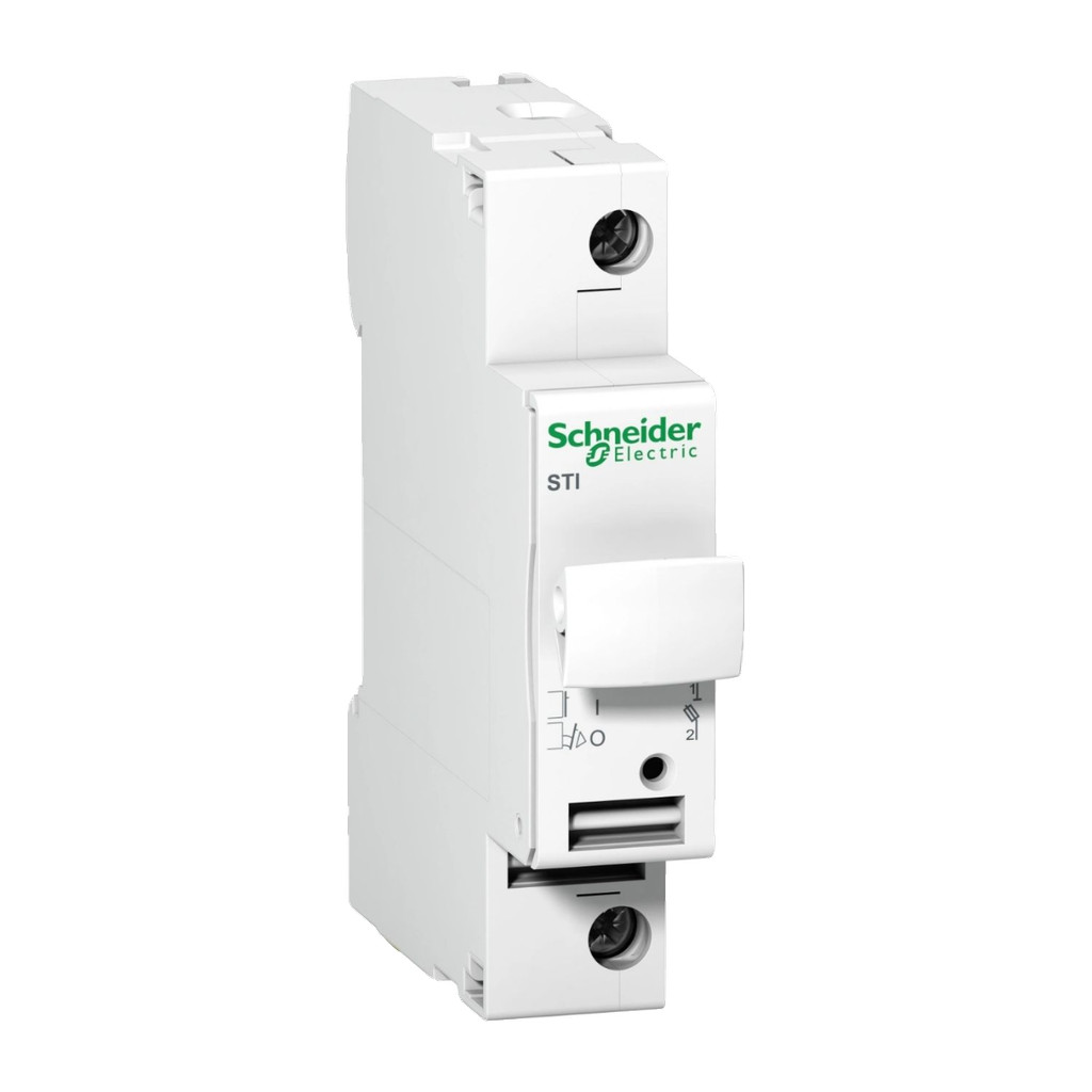 A9N15636 Schneider Acti9 STI ฐานฟิวส์แยก 1 เสา 25A พร้อมฟิวส์ 10X38 มม.
