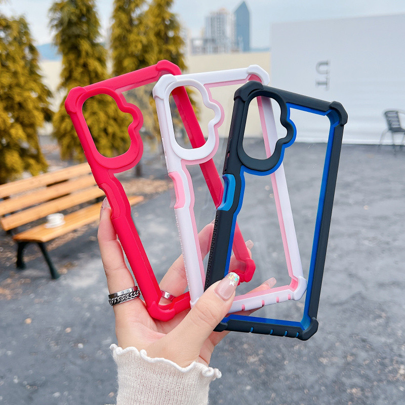 เกราะที่ทนทานโปร่งใสเคสโทรศัพท์สําหรับ Infinix Hot 60 Pro + Tecno SPARK GO 2 SMART 10 GO 2025 GO 1 G