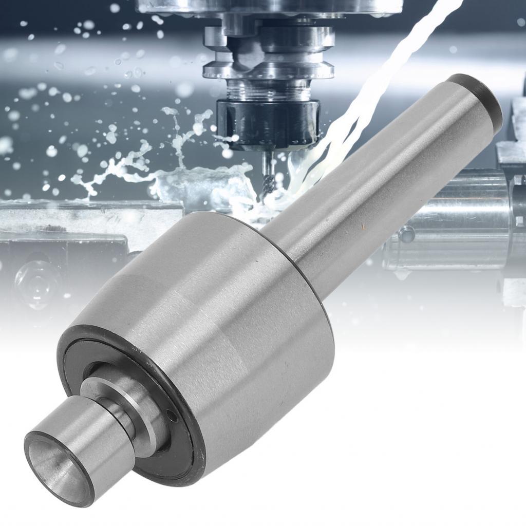 MT3 Live Center ตั้งเหล็กกล้าคาร์บอนสูง 0.0006in ความแม่นยำพร้อมประแจสำหรับเครื่องกลึงโลหะ