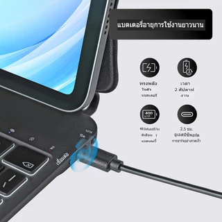 คีย์บอร์ด แม่เหล็กลอยสําหรับ iPad mini 6 7 11th A16 10gen 10.9 Air 8 7 6 5 4 Pro 12.9 11 M4 M5 Air 13" Magnetic Keyboard