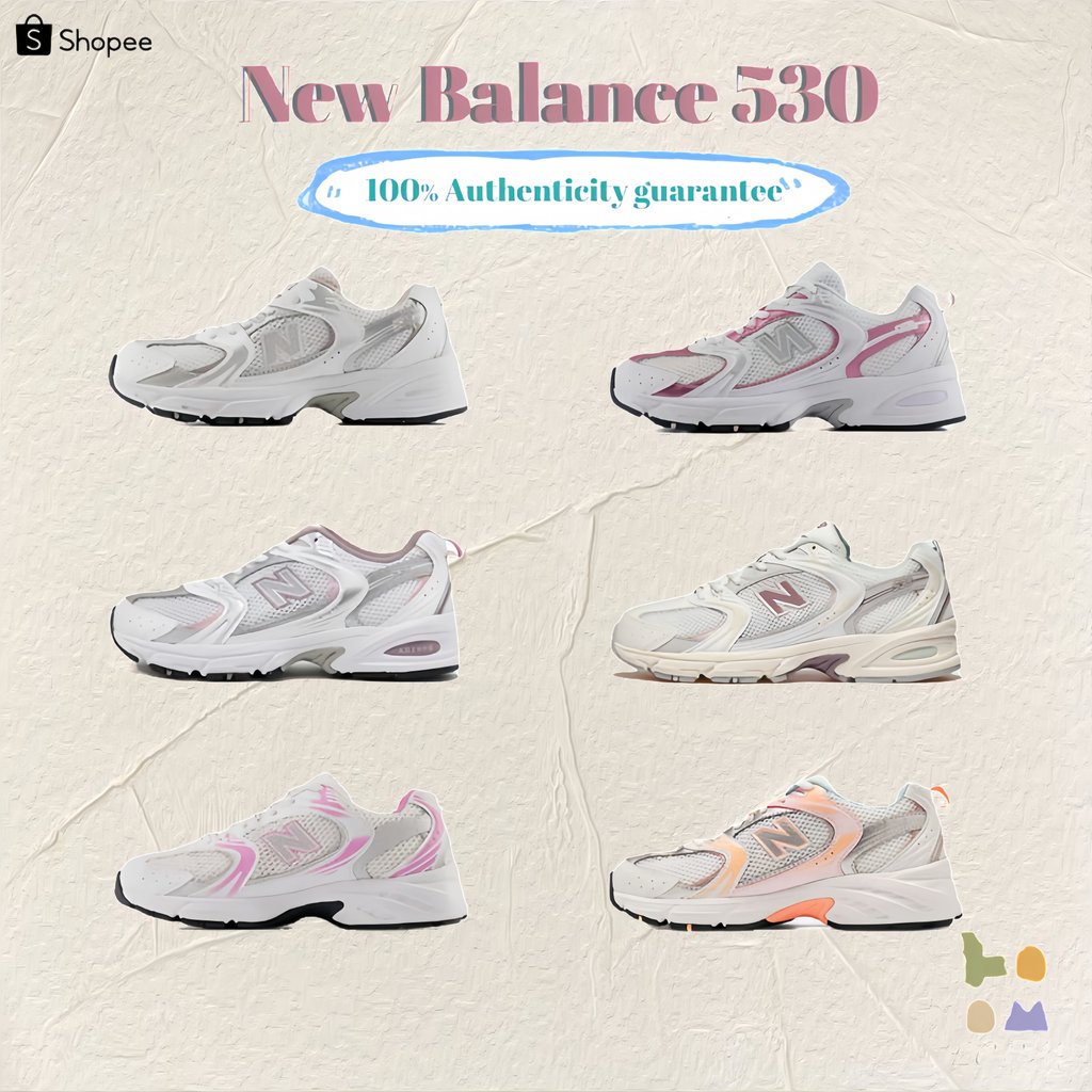พรีออเดอร์（100% รับประกันของแท้）New Balance 530 รองเท้า (GR530GK/MR530SGC/U530NEB/MR530ESD) NB530 รอ